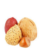 Noix, cacahuètes… : riches en fibres