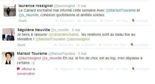 twitter, Marisol touraine, Ségolène Neuville, Laurence Rossignol, Ministère de la Santé, Manuel Valls