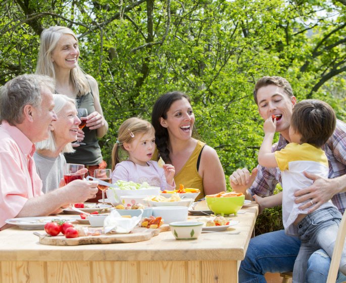 Bien-etre : manger en famille, la cle pour en finir avec le stress ?