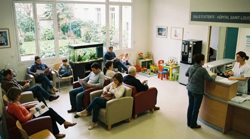 salle d'attente dans un hôpital