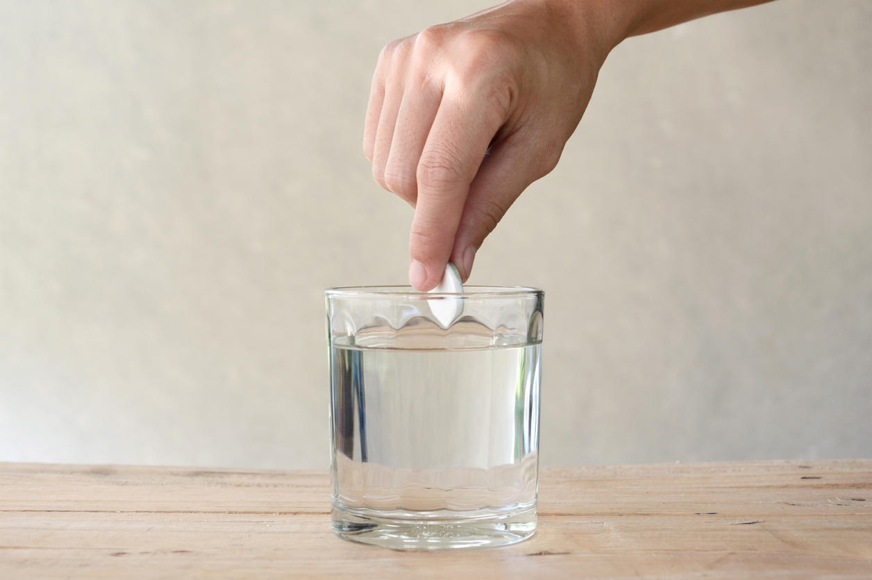 1 растворите в стакане воды