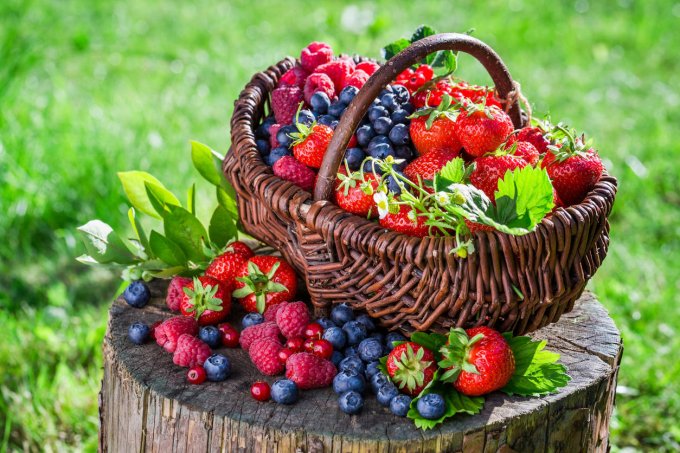 Les fruits et légumes rouges, qui contiennent des antioxydants