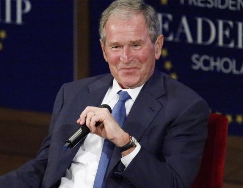 Georges Bush : piqué pendant qu&apos;il faisait du vélo