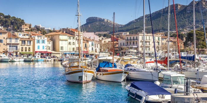 the port of cassis, south of france