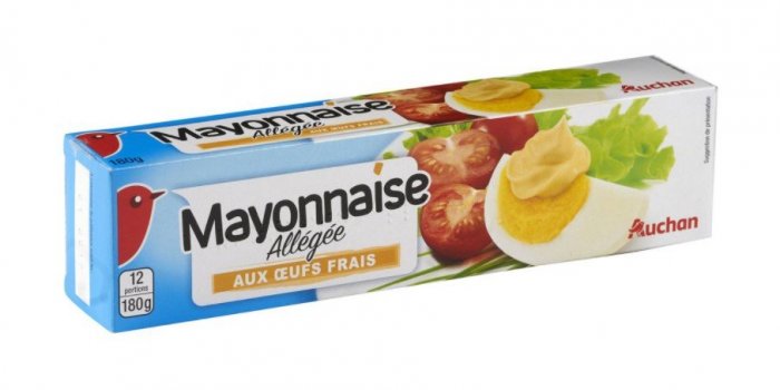Mayonnaise allégée : plus sucrée et plus salée que la mayo classique !