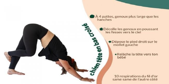 Yoga prÃ©natal : 6 postures pour soulager les jambes lourdes pendant la grossesse