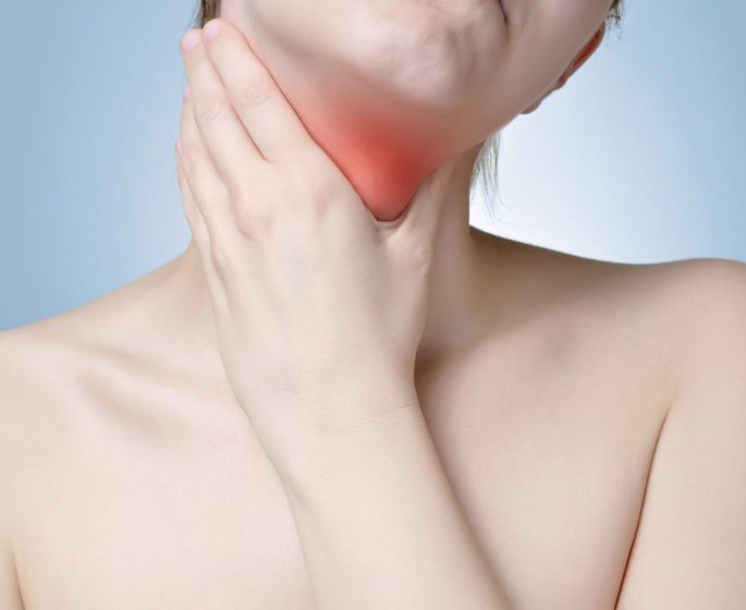 Ganglions dans le cou : un symptome du cancer du larynx ?