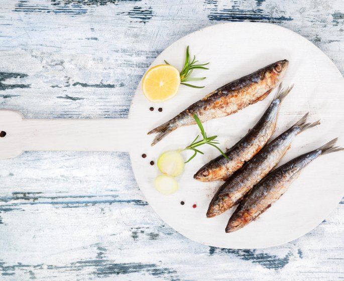 Poissons gras anti-cholesterol : les sardines