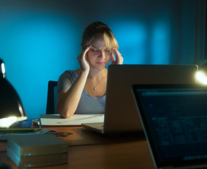Migraine ophtalmique : l-ordinateur en cause ?