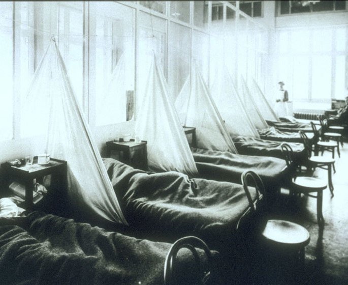 Grippe espagnole de 1918 surnommee la &quot;grande tueuse&quot; : la premiere pandemie mondiale 