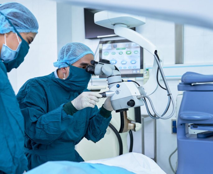 Operation de la cataracte : faut-il une anesthesie generale ?