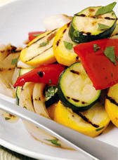 Salade de légumes grillés à la plancha