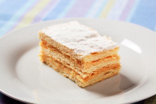 Millefeuille pomme rhubarbe