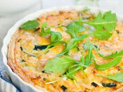 Quiche aux orties sauvages