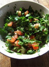 Taboulé (Salade libanaise de persil au borghol)