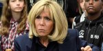 french president's wife brigitte macron gestures during a visit to raise awareness about bullying in a school of clamart,...