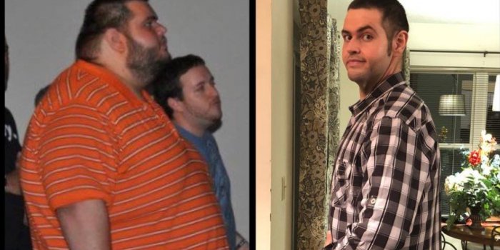 [Photos] Il perd 135 kg en 60 semaines, par amour !