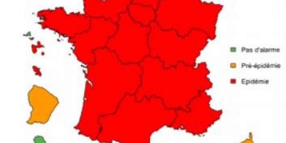 Epidémie de grippe : alerte rouge dans toute la France