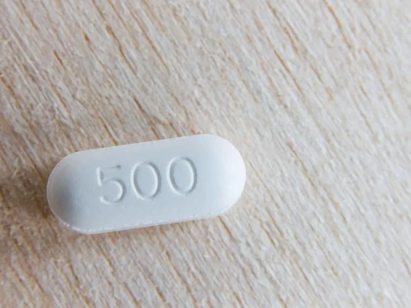 paracétamol, pilules blanches