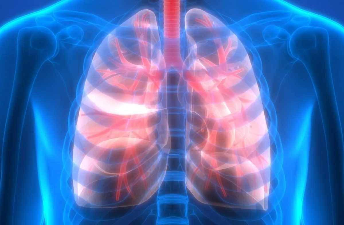 human body organs (lungs anatomy)