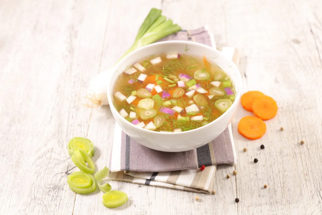 bowl of vegetable soup