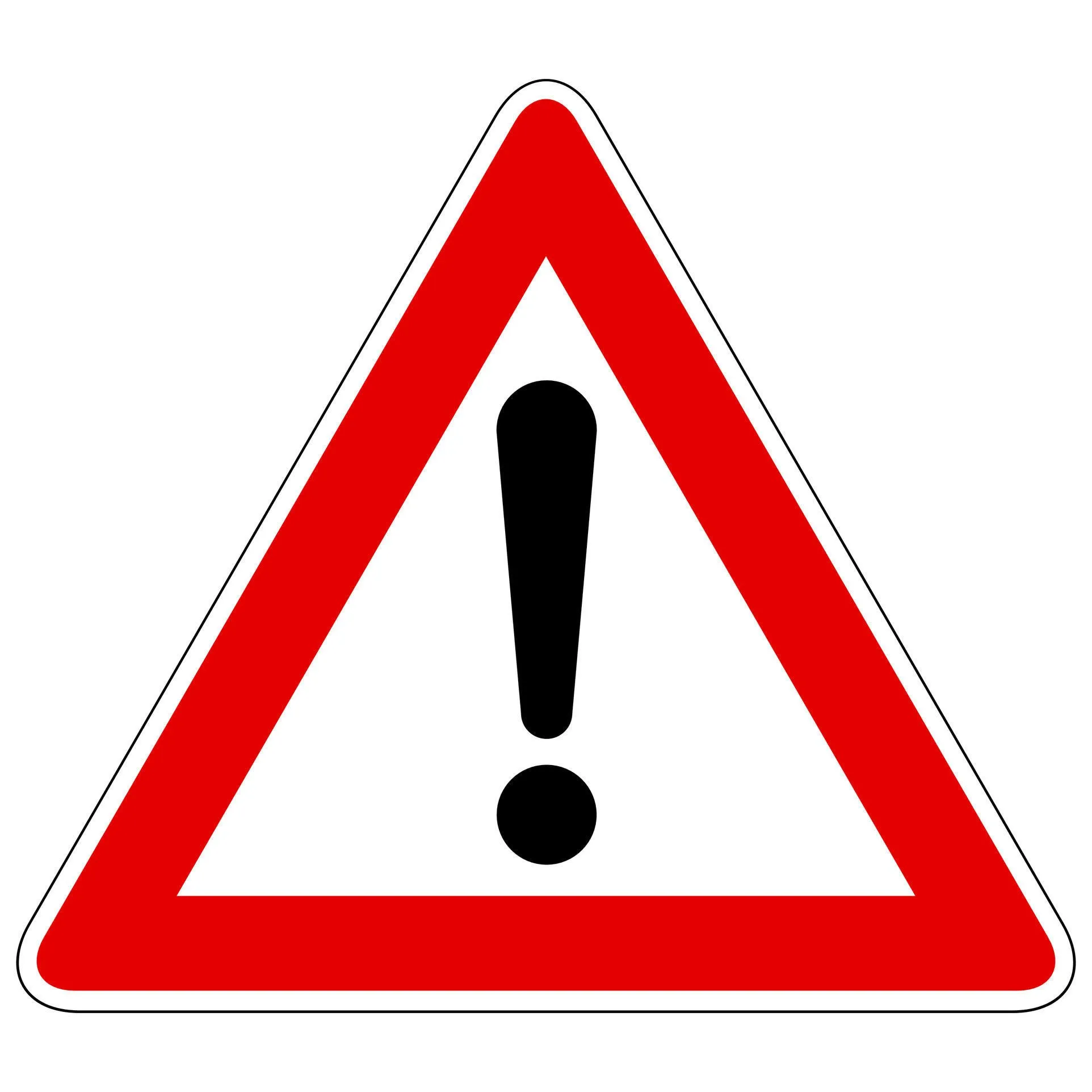 point de danger - marque de danger