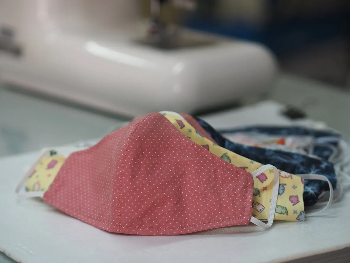 mask self prevention ill made of fabric for dust and germs pm 25, virus covid