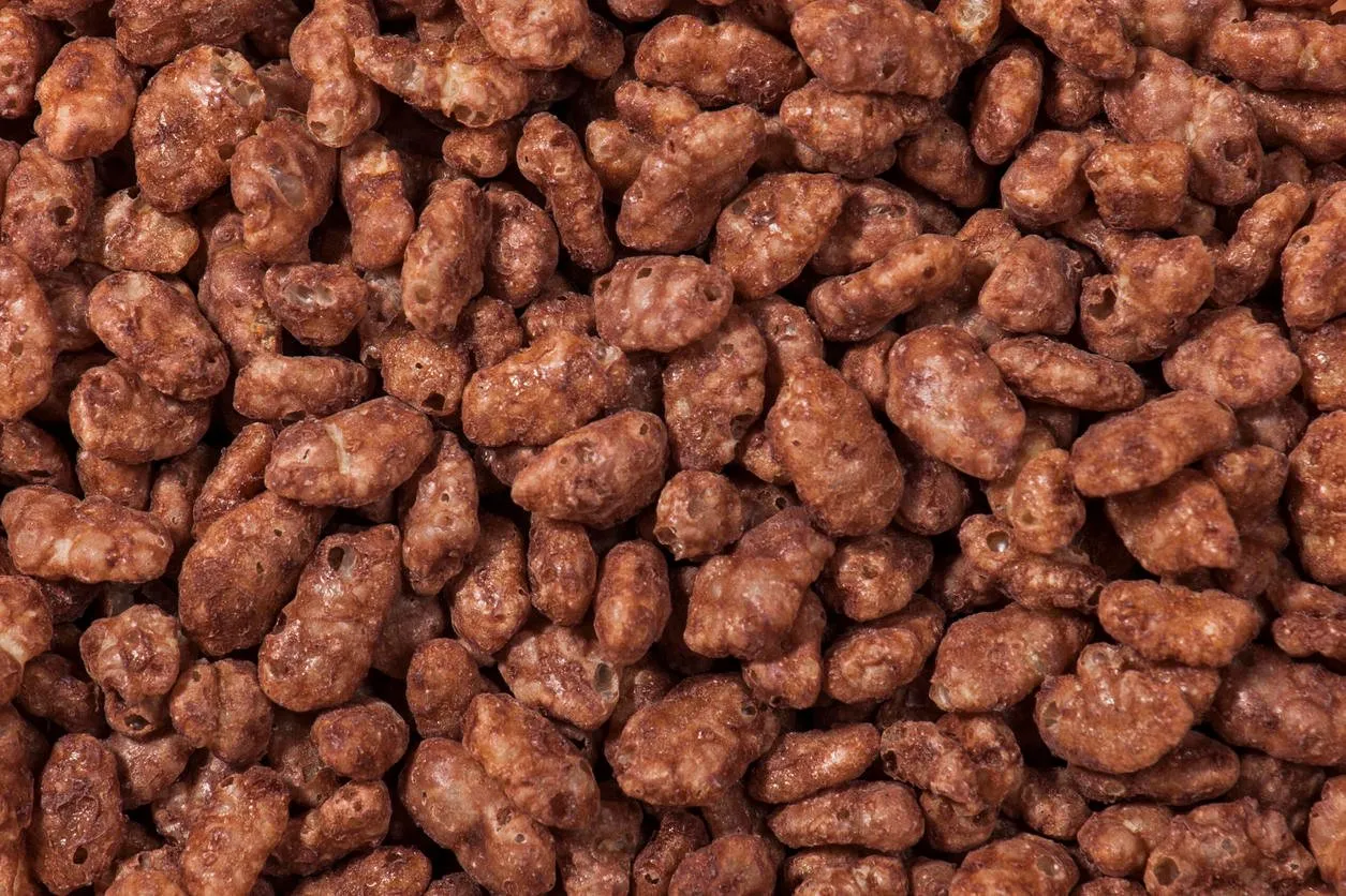 partie de la gamme de texture de céréales