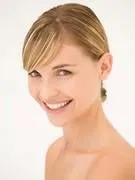 portrait de femme souriante