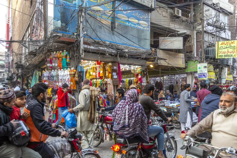 street scenes and vendors from anarkali bazaar, one of asia's oldest markets