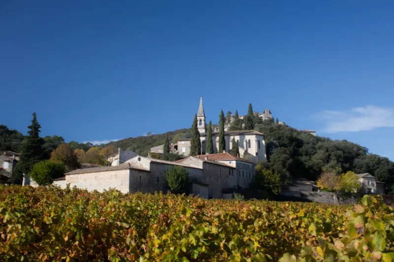 village la roque sur cèze in the gard occitanie