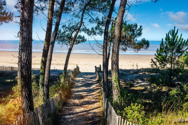 beaches of charente maritime in france