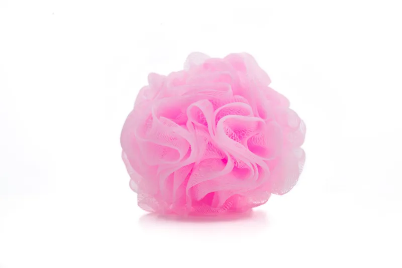 isolated luffa body use for cleaning all body