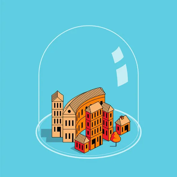 isometric city in quarantine