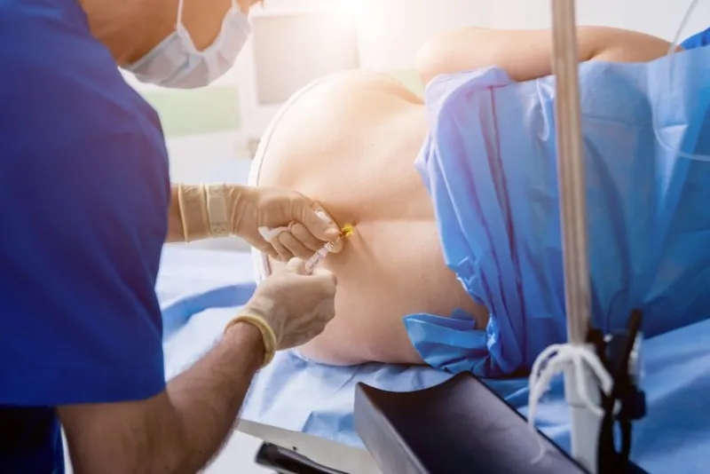 epidural anesthesia injections prepare for surgery medical background