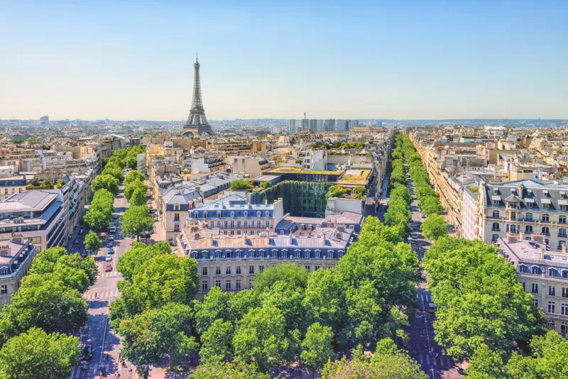 eiffel tower in the daytime, paris, france