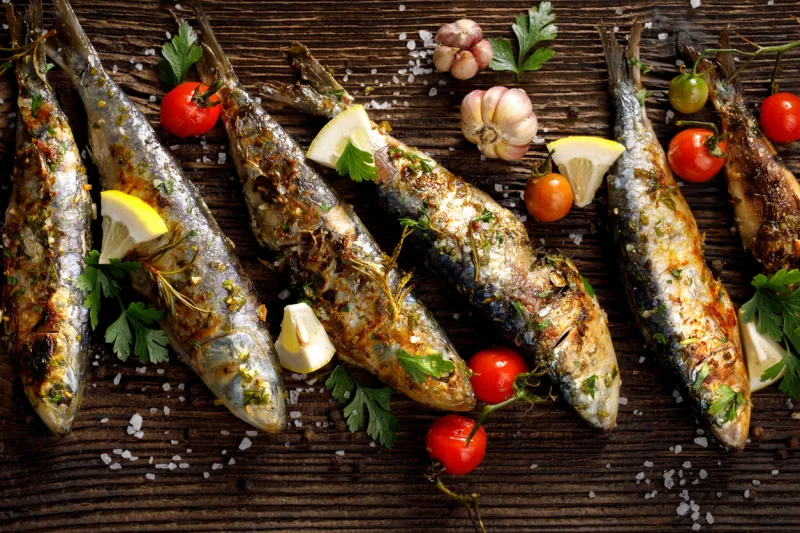 Sardines grillées