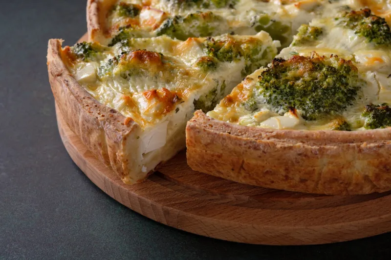 quiche brocolis