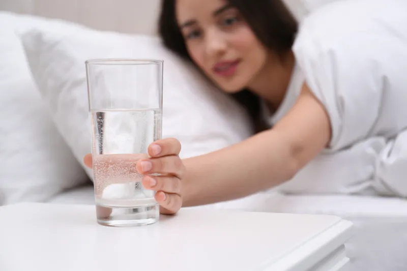 déshydratation mal de tête