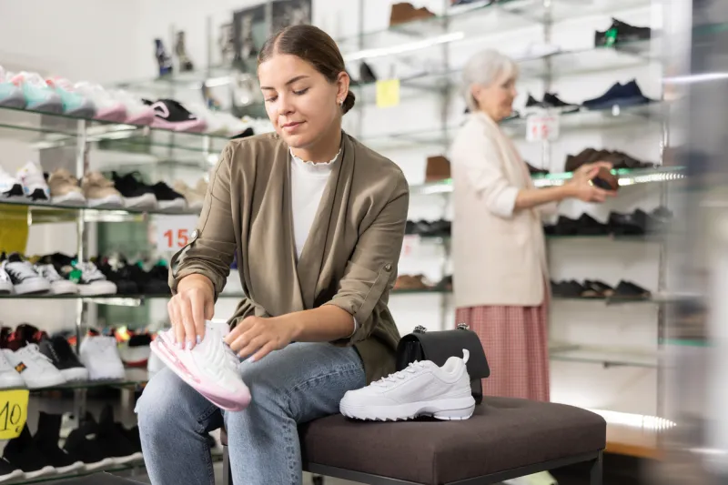 essayage chaussure