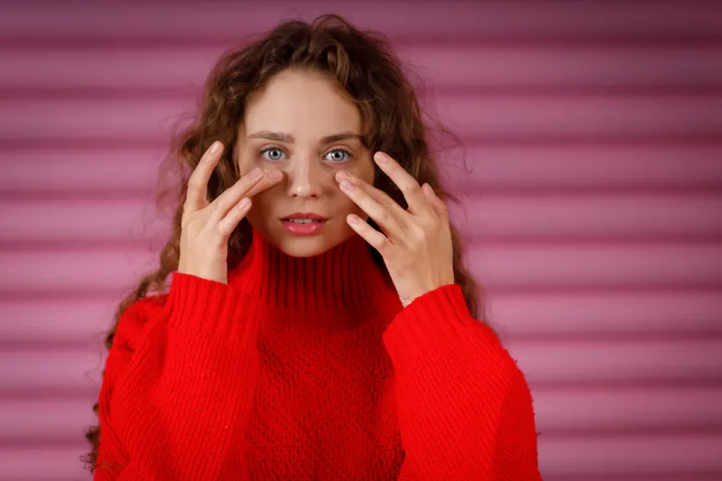 Massage des paupières