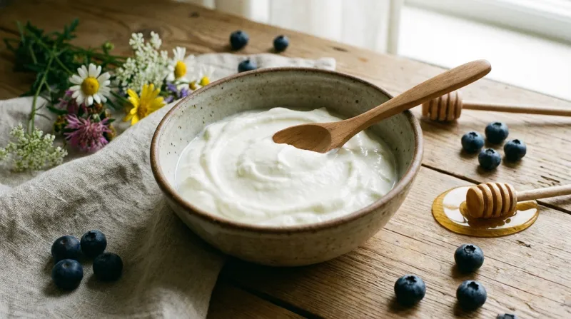 Une photo d'un bol de skyr