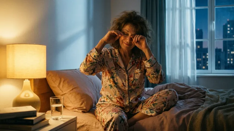 femme qui se réveille la nuit