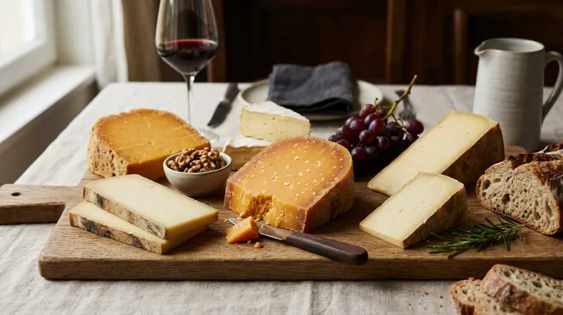 plateau de fromages à pâte pressée 