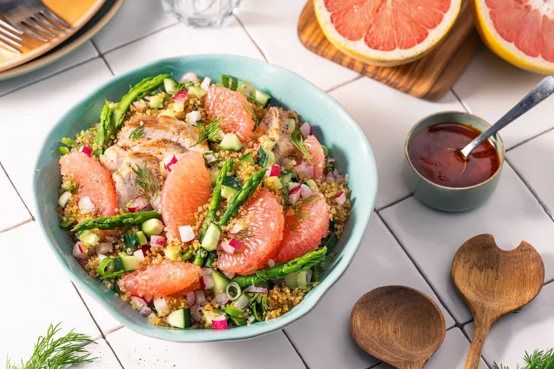 salade quinoa pamplemousse