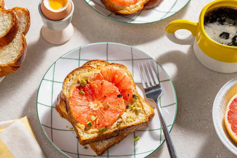 toast au pamplemousse