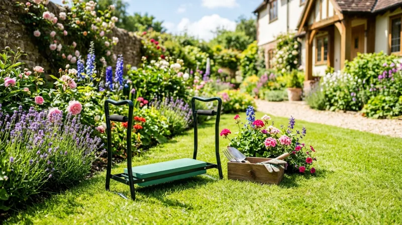 agenouilloir-banc de jardinage ergonomique 