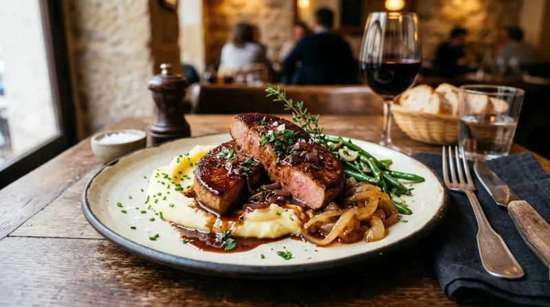 assiette de foie de veau
