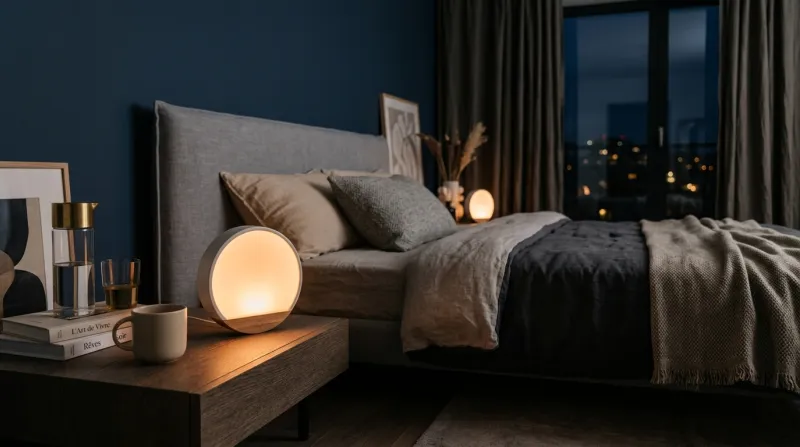  veilleuse  diffusant une lumière tamisée 