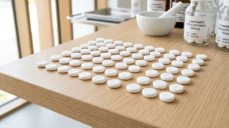 comprimés pharmaceutiques blancs